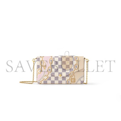 LOUIS VUITTON POCHETTE FÉLICIE CHAIN BAG N60466 (21*11*2cm) 